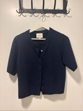 Reformation Maude Cardigan - Navy